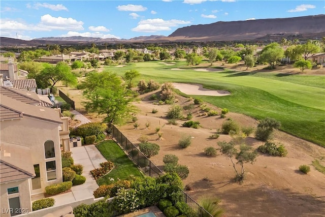 2933 Red Springs Dr, Las Vegas, NV 89135 - aerial perspective of suburban area with a golf course and a mountainous background