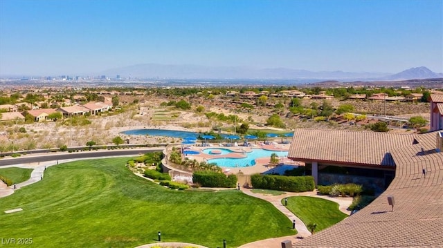 2318 Shorewood Hills Ave, Henderson, NV 89052 - bird's eye view featuring a mountain view