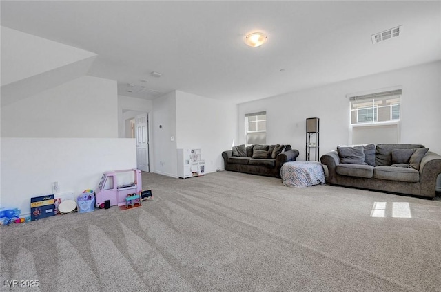 96 Campbelltown Ave, Henderson, NV 89015 - carpeted living room featuring plenty of natural light and visible vents
