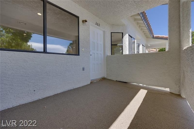 view of patio / terrace with visible vents