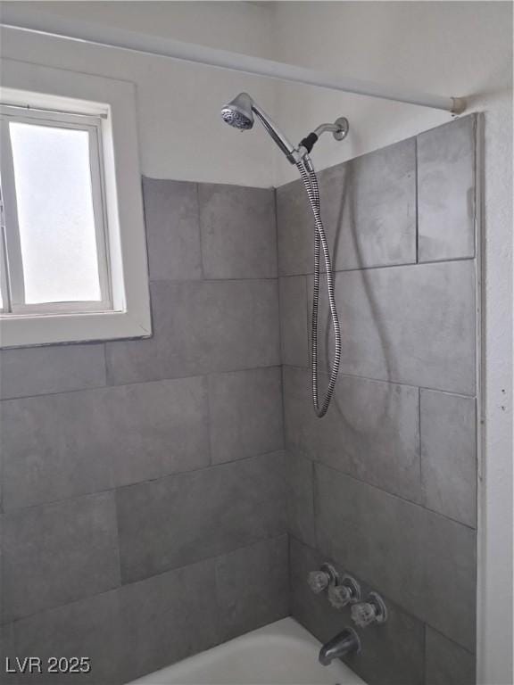 full bathroom with tub / shower combination