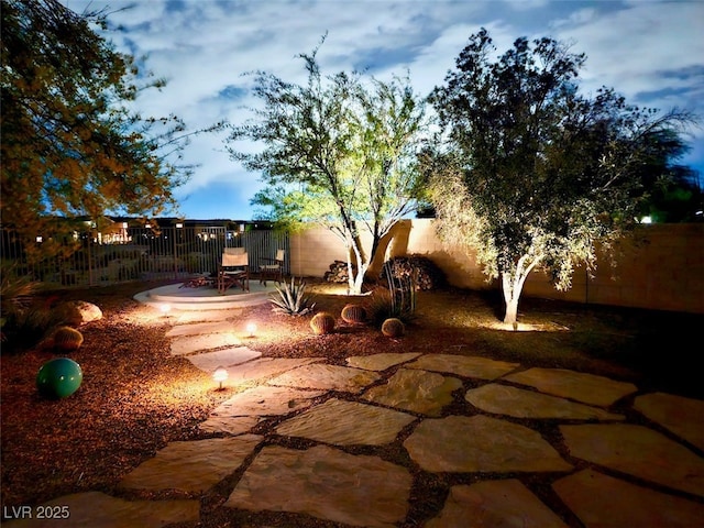 8316 Imperial Lakes St, Las Vegas, NV 89131 - fenced backyard featuring a patio