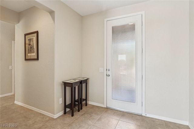 8316 Imperial Lakes St, Las Vegas, NV 89131 - entryway with light tile patterned floors and baseboards