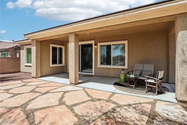 8316 Imperial Lakes St, Las Vegas, NV 89131 - back of property featuring a patio area and stucco siding