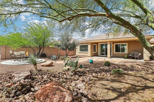 8316 Imperial Lakes St, Las Vegas, NV 89131 - back of property featuring a patio area and stucco siding