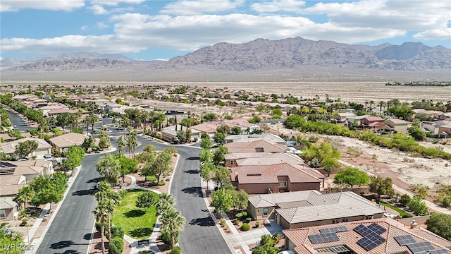 8316 Imperial Lakes St, Las Vegas, NV 89131 - aerial view of residential area featuring a mountain backdrop