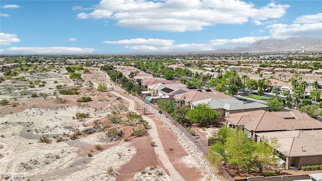 8316 Imperial Lakes St, Las Vegas, NV 89131 - aerial view of residential area with a mountainous background