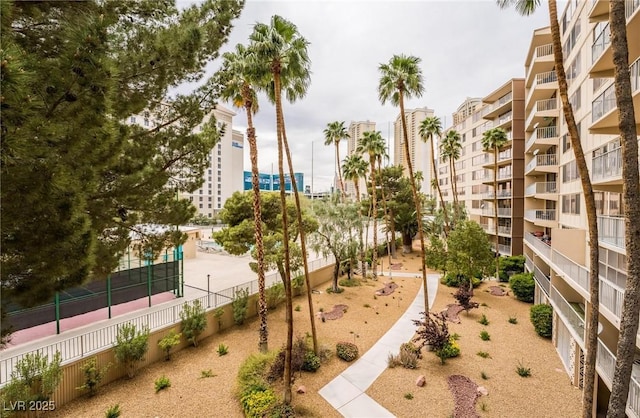 205 E Harmon Ave Unit 409, Las Vegas, NV 89169 - view of home's community with fence