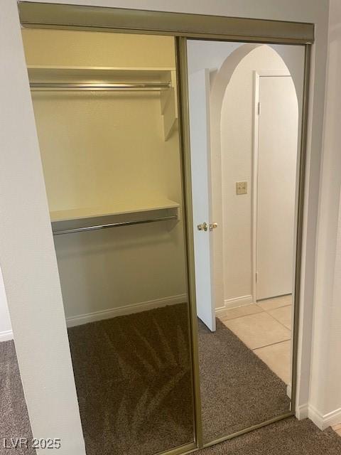 view of closet