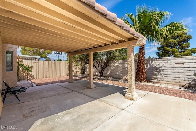 6428 Yarmouth Dr, Las Vegas, NV 89108 - view of patio / terrace featuring a fenced backyard