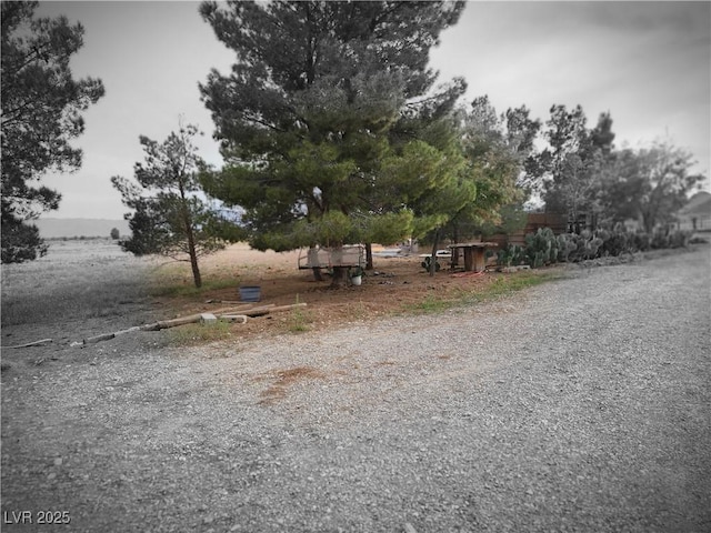 view of road