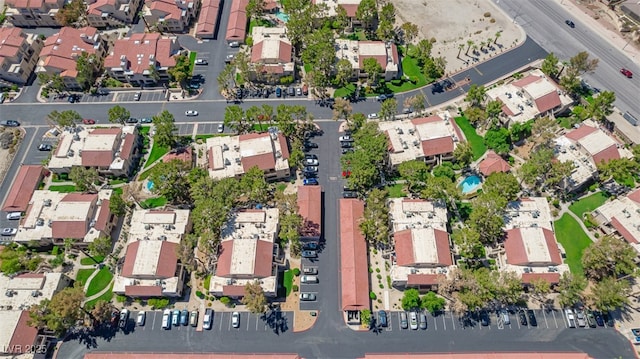 drone / aerial view featuring a residential view