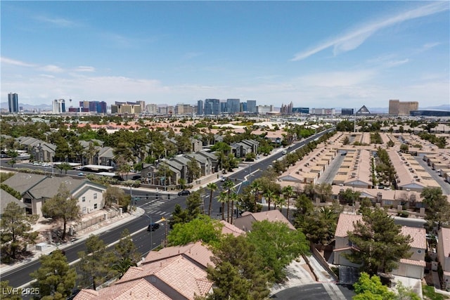 bird's eye view with a residential view and a city view