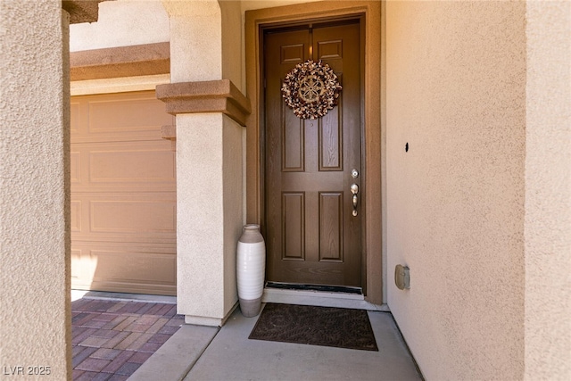 63 Via Di Mello, Henderson, NV 89011 - view of exterior entry with stucco siding