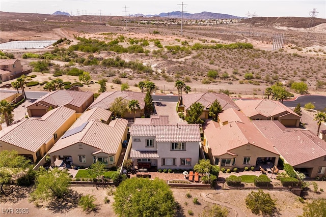 63 Via Di Mello, Henderson, NV 89011 - aerial view of residential area with a mountainous background and a desert landscape