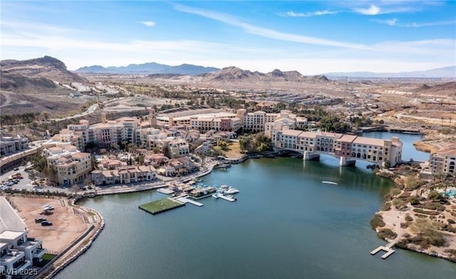 63 Via Di Mello, Henderson, NV 89011 - drone / aerial view of a water and mountain view