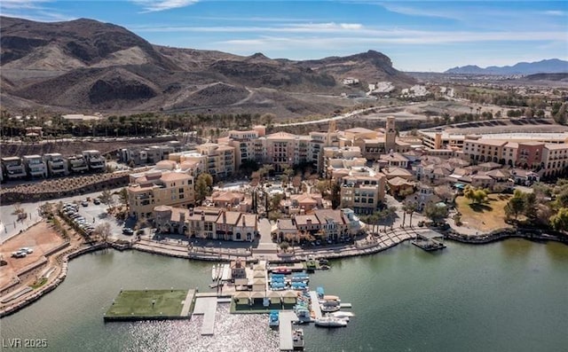 63 Via Di Mello, Henderson, NV 89011 - drone / aerial view of a water and mountain view