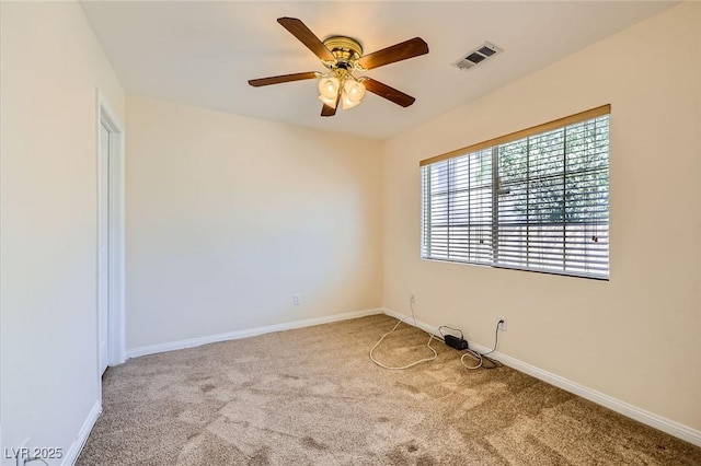 4 Bishopsgate Ter, Henderson, NV 89074 - spare room with carpet flooring, a ceiling fan, and baseboards