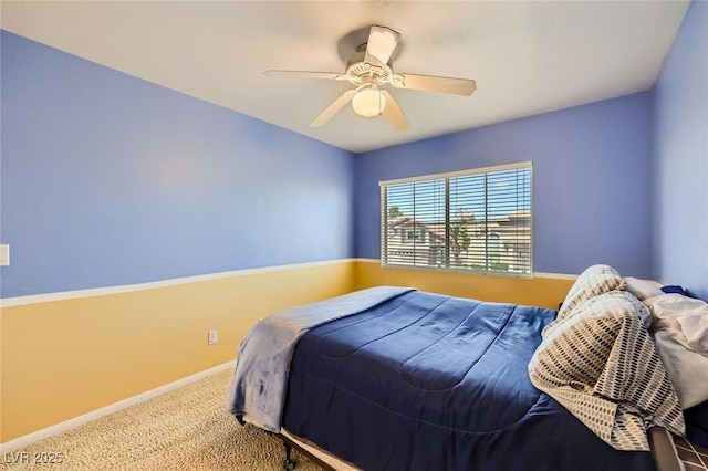 4 Bishopsgate Ter, Henderson, NV 89074 - bedroom featuring carpet flooring, ceiling fan, and baseboards