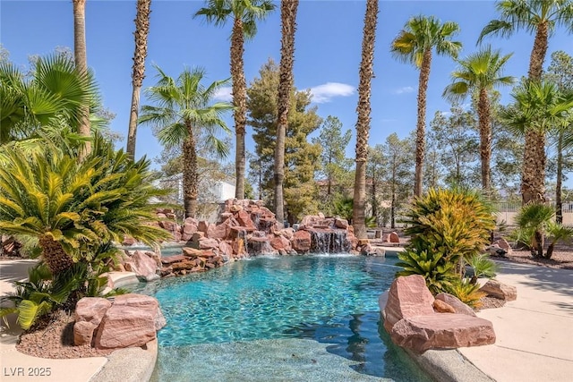 view of pool