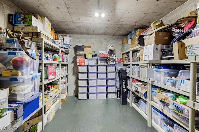 view of storage