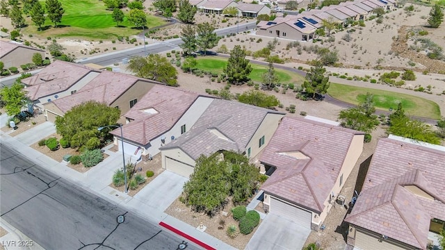 aerial view of residential area