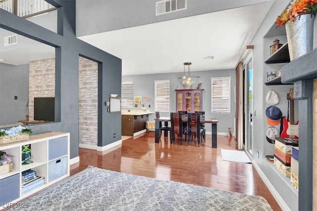 1861 Windward Ct, Henderson, NV 89012 - interior space featuring visible vents, baseboards, and wood finished floors