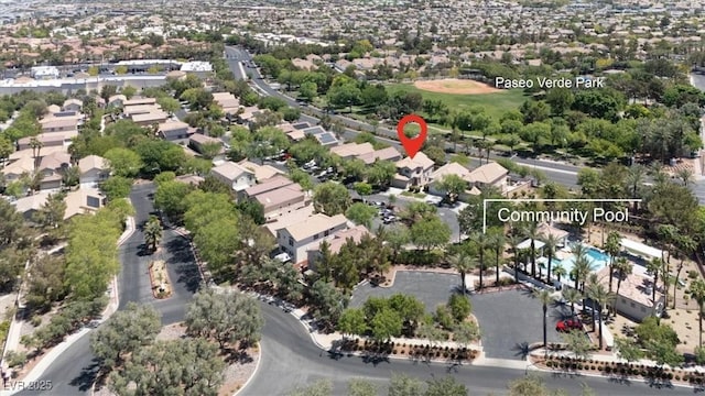 1861 Windward Ct, Henderson, NV 89012 - drone / aerial view featuring a residential view