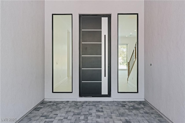 8721 Robinson Ridge Dr, Las Vegas, NV 89117 - doorway to property with stucco siding