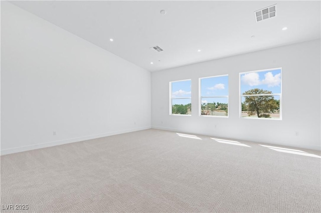 8721 Robinson Ridge Dr, Las Vegas, NV 89117 - unfurnished room with light carpet and recessed lighting