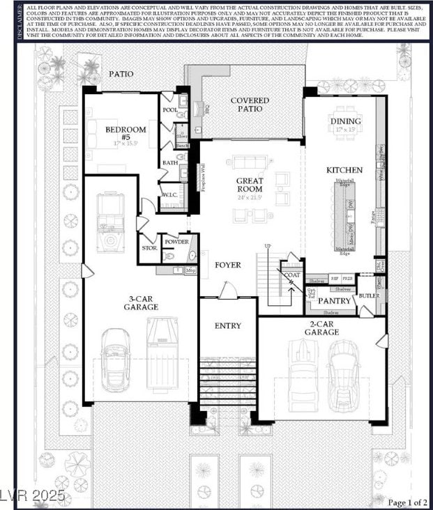 8721 Robinson Ridge Dr, Las Vegas, NV 89117 - view of property floor plan