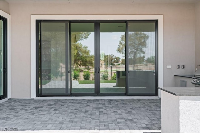 8721 Robinson Ridge Dr, Las Vegas, NV 89117 - entrance to property with french doors and stucco siding
