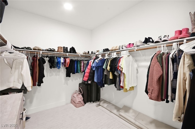 9815 Evergreen Pine St, Las Vegas, NV 89166 - spacious closet with carpet flooring