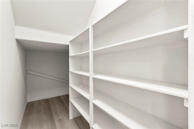 view of storage area