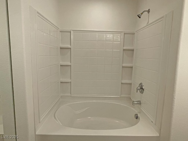 full bathroom featuring bathing tub / shower combination