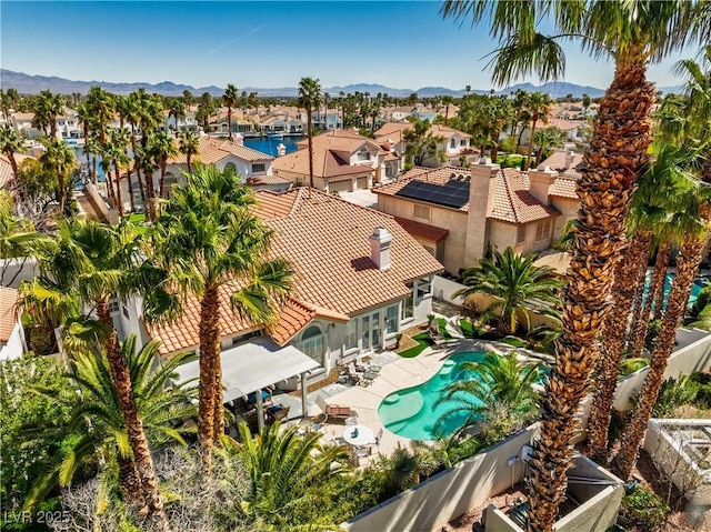2909 Sterling Cove Dr, Las Vegas, NV 89128 - birds eye view of property featuring a residential view and a mountain view