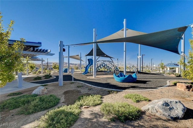 view of communal playground