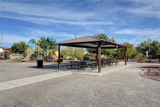1007 Shades End Ave, North Las Vegas, NV 89081 - surrounding community with a gazebo
