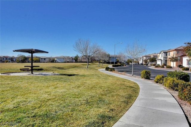1007 Shades End Ave, North Las Vegas, NV 89081 - view of green lawn featuring a residential view