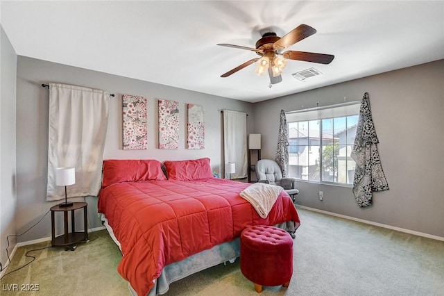 1007 Shades End Ave, North Las Vegas, NV 89081 - carpeted bedroom featuring baseboards and ceiling fan