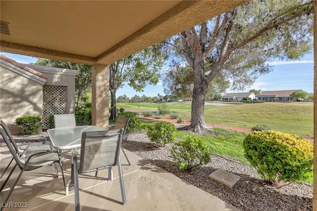 8901 Litchfield Ave, Las Vegas, NV 89134 - view of patio with outdoor dining area