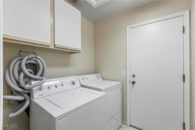 8901 Litchfield Ave, Las Vegas, NV 89134 - clothes washing area with washer and dryer and cabinet space