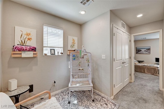 6231 Portland Treaty Ave, Las Vegas, NV 89122 - interior space with visible vents, baseboards, and carpet floors