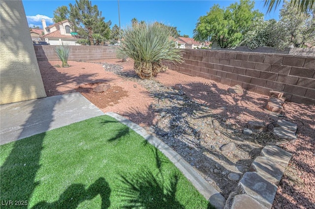 4416 Inez Dr, Las Vegas, NV 89130 - view of yard featuring a fenced backyard