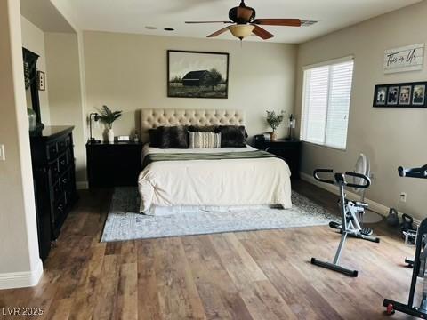 7109 Rancho De Taos, Las Vegas, NV 89130 - bedroom with wood finished floors and baseboards