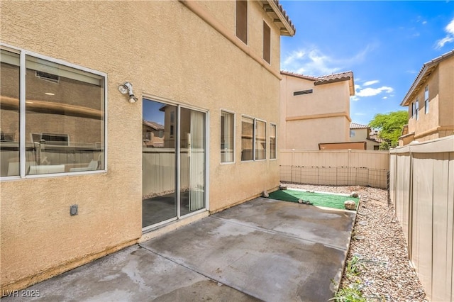 view of patio / terrace with a fenced backyard