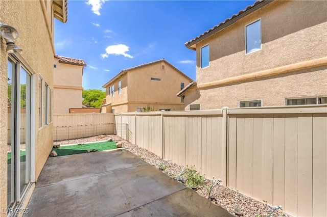 view of patio / terrace featuring a fenced backyard