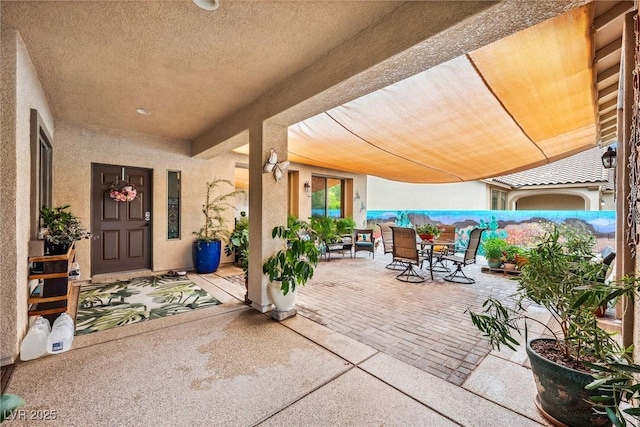view of patio / terrace with outdoor dining space