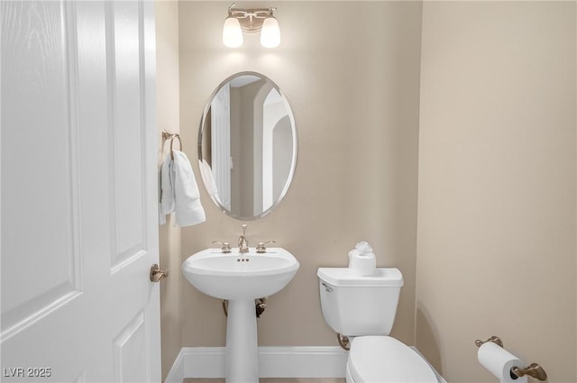 bathroom with toilet