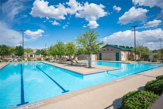 2198 Maderno St, Henderson, NV 89044 - community pool featuring fence and a patio area